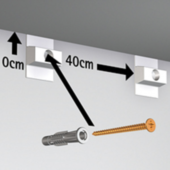 CLICK RAIL ALU BROSSE 200 CM